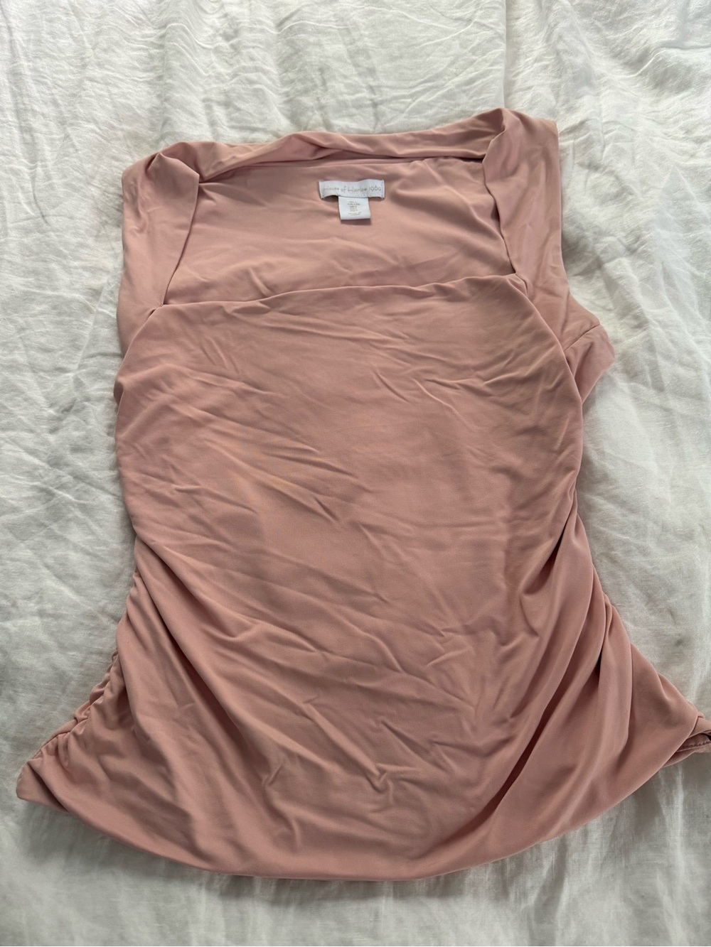House Of Harlow 1960 Dusty Rose Pink Square Neck Sleeveless Top Women’s Size L